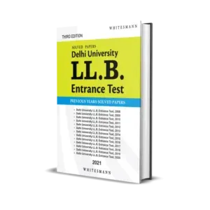 V.K. Thakkar's Delhi University LL.B. Entrance Test Solved Papers