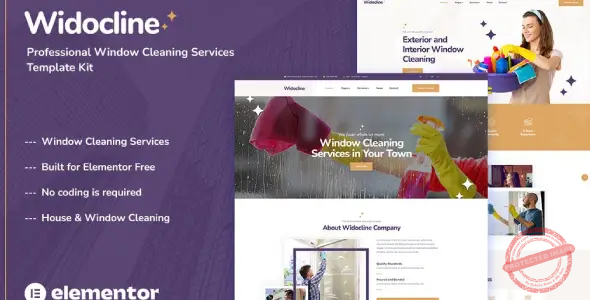 Widocline – Professional Window Cleaning Services Template Kit