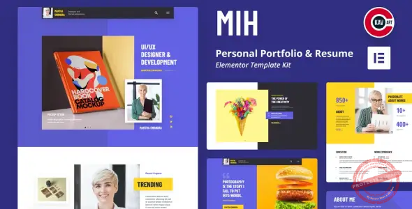 MIH – Personal Portfolio & Resume Template Kit
