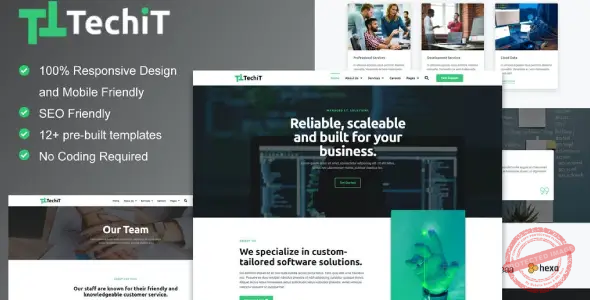 TechIT – Tech Company Elementor Template Kit