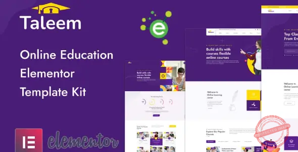 Taleem – Online Education Elementor Template Kit