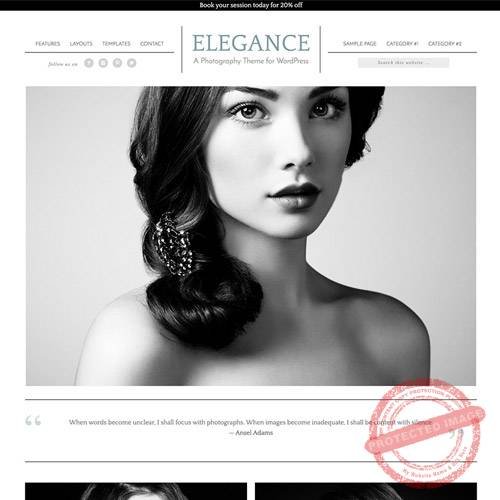 StudioPress Elegance Pro Genesis WordPress Theme
