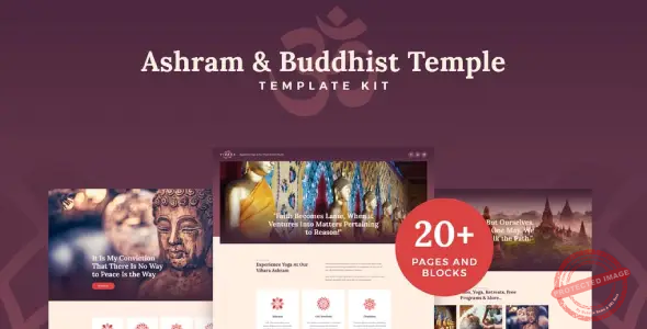 Vihara – Ashram & Oriental Buddhist Temple Elementor Template Kit