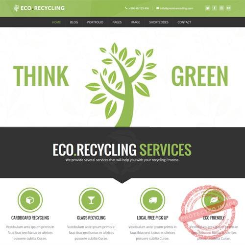 Eco Recycling – Ecology & Nature WordPress Theme