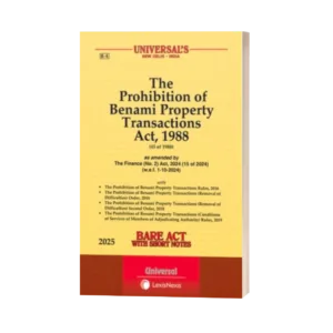 Universal's The Prohibition Of Benami Property Transactions Act, 1988