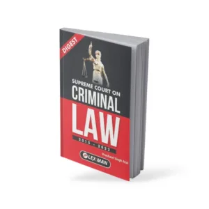 Prashant Singh Azal's Digest Supreme Court On Criminal Law