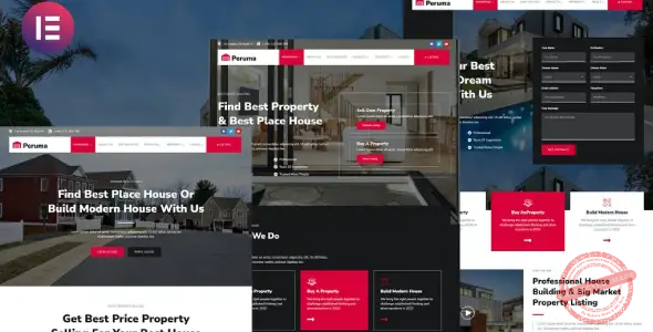 Peruma – Real Estate & Property Listing Elementor Template Kit