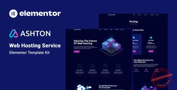 Ashton – Web hosting Elementor Template Kit