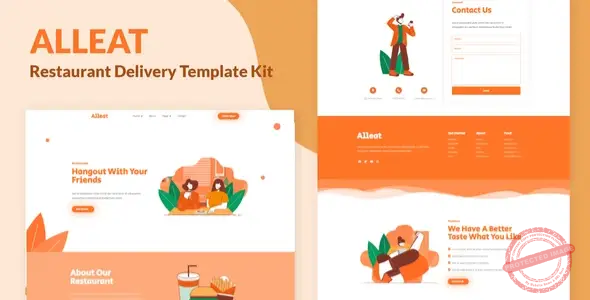 Alleat – Restaurant Elementor Template Kit