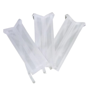 Gwalior Law Firm's Barrister Bands ( White , Pack of 9 ) Stiff Cotton ( Bakram ) Unisex