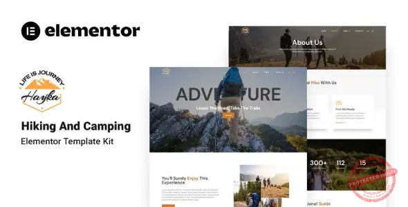 Hayka – Hiking & Camping Elementor Template Kit