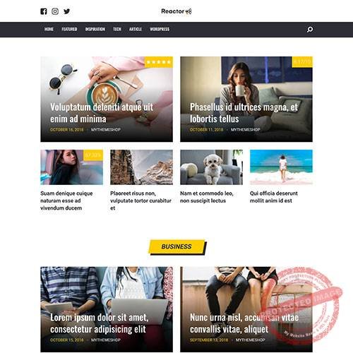 MyThemeShop Reactor WordPress Theme