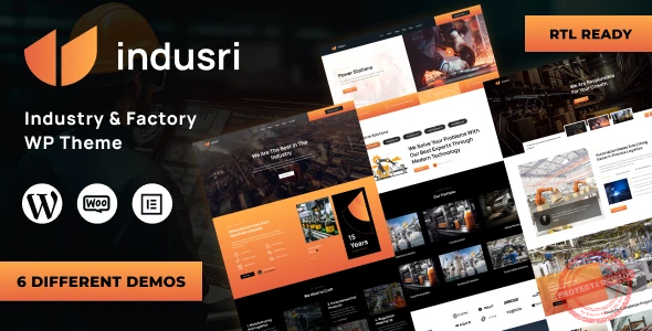 Indusri – Industry & Factory WordPress Theme