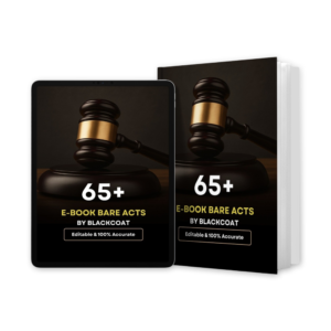 Blackcoat 60+ Important Bare Acts E-Book Bundle (100% Editable, Google Drive Version) – Essential for Advocates
