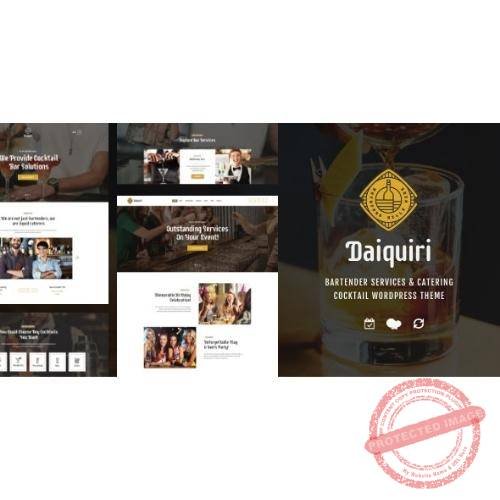 Daiquiri - Bartender Services & Catering Cocktail WordPress Theme