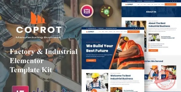 Coprot – Factory & Industrial Elementor Template Kit