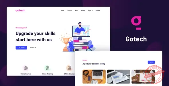 Gotech – Online Course Elementor Template Kit