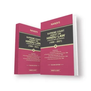 Nandi's Supreme Court Digest on Hindu Law (1950 - 2021)
