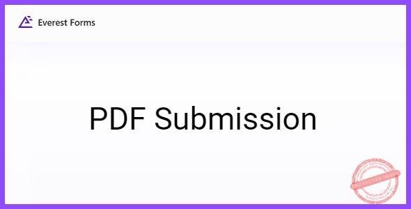 Everest Forms PDF Submission