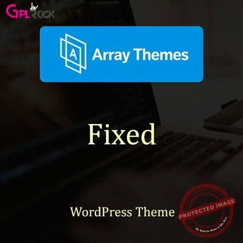 Array Themes Fixed WordPress Theme