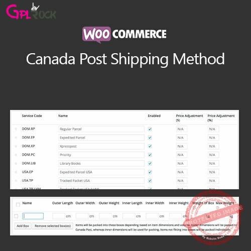 WooCommerce Canada Post Shipping Method