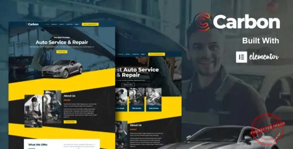 Carbon – Car Service Elementor Template Kit