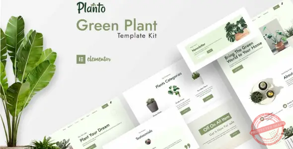 Planto – Green Elementor Template Kit