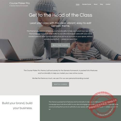 StudioPress Course Maker Pro Genesis WordPress Theme