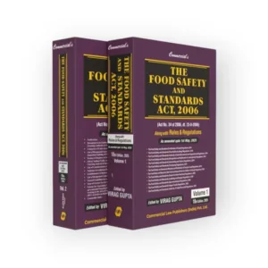 Virag Gupta's The Food Safety and Standards Act, 2006 along with Rules and Regulations (In 2 Volume)