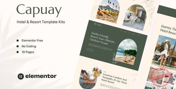 Capuay - Hotel & Resort Elementor Template Kit