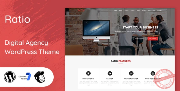 Ratio – Material Design WordPress Theme
