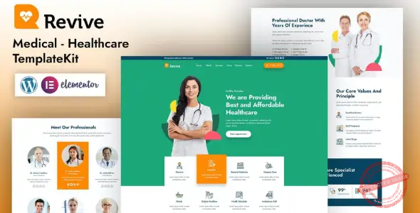 Revive – Medical Elementor Template Kit