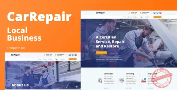 CarRepair – Local Business Template Kit
