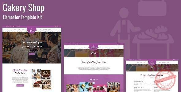 Cakeryshop – Bakery Business Template Kit