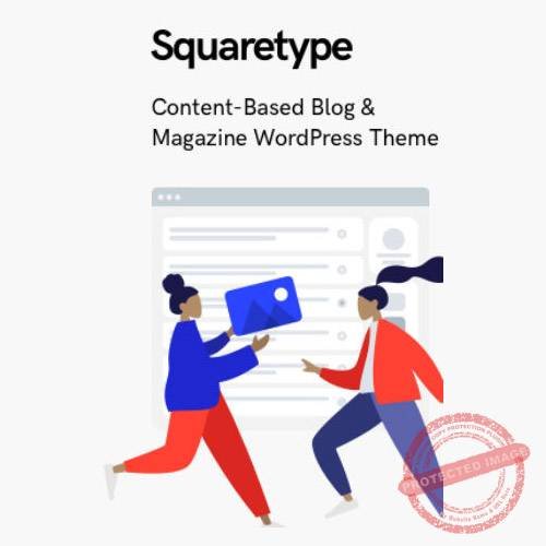 Squaretype – Modern Blog WordPress Theme