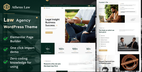 Athens - Law Agency WordPress Theme