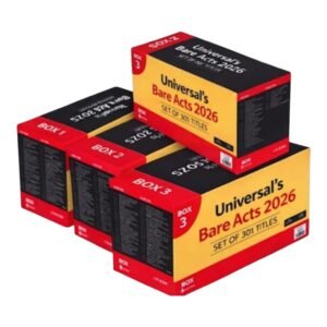 Universal's Bare Acts 2026 (Box Set of 301 Bare Acts)