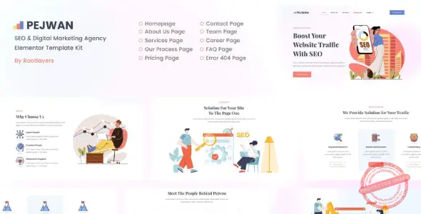 Pejwan – SEO & Digital Marketing Agency Template Kit