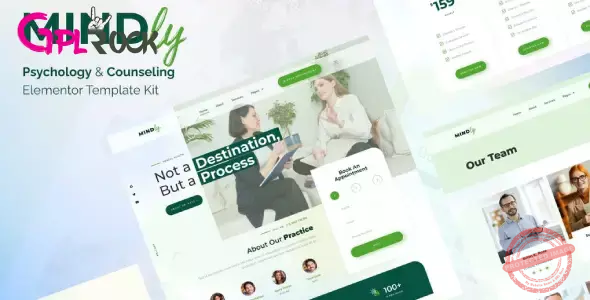 Mindly – Psychology, Therapy & Counseling Elementor Template Kit