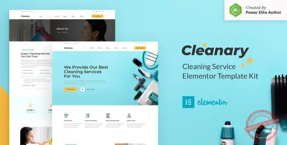 Cleanary – Cleaning Service Company Elementor Template Kit