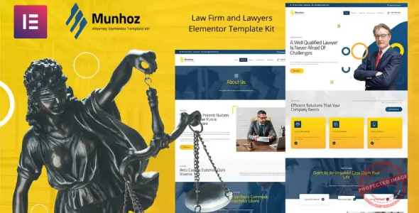 Munhoz – Law Firm & Attorneys Elementor Template Kit