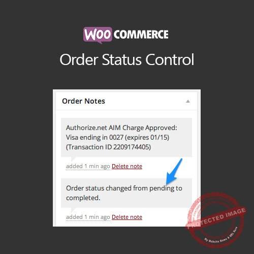WooCommerce Order Status Control