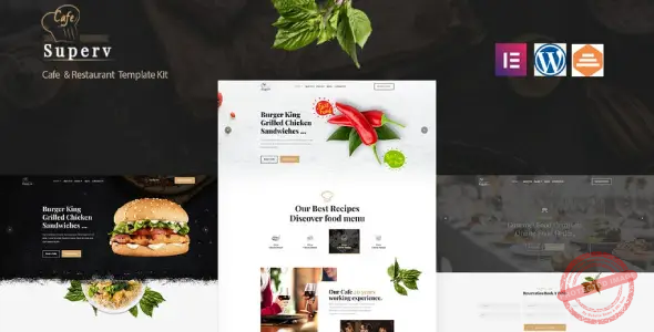 Superv Cafe – Restaurant Elementor Template Kit