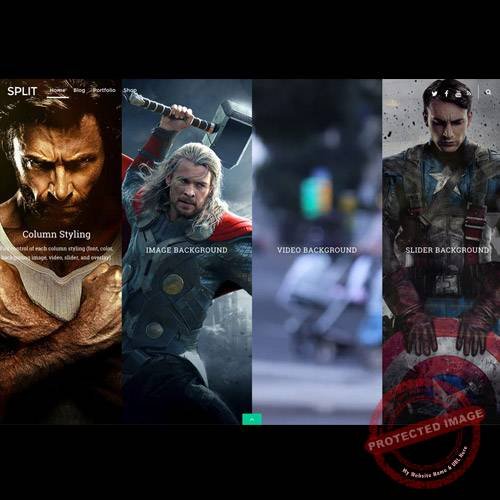 Themify Split WordPress Theme