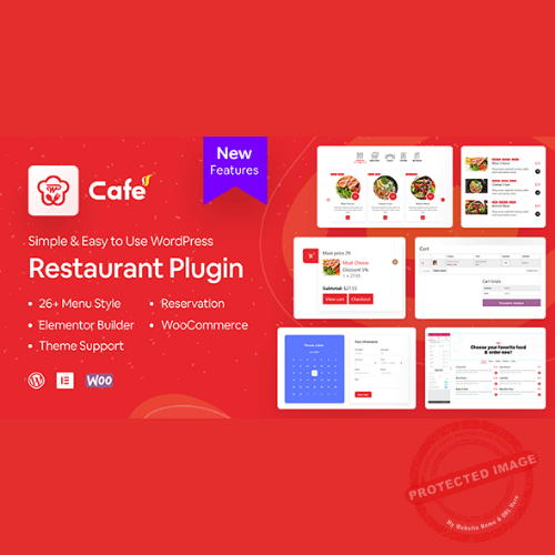 WP Cafe | Restaurant Reservation, Food Menu & Food Ordering for WooCommerce
