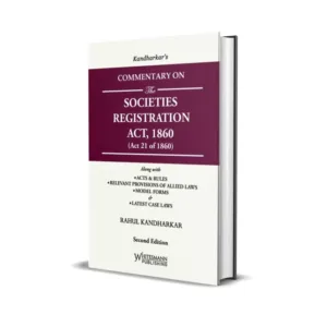 Rahul Kandharkar's Commentary on the Societies Registration Act, 1860