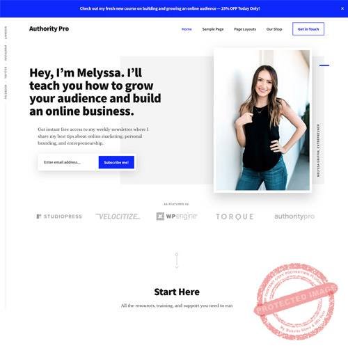 StudioPress Authority Pro Genesis WordPress Theme