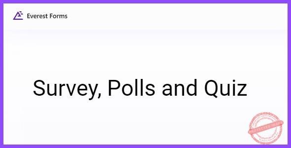 Everest Forms Survey, Polls and Quiz