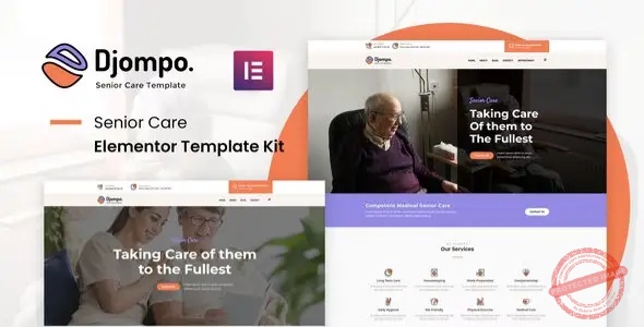 Djompo Kit – Senior Care Elementor Template Kit