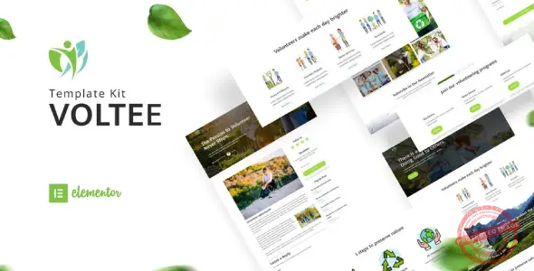 Voltee – Volunteering Service Elementor Template Kit